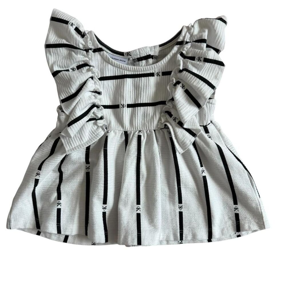 Calvin Klein Toddler Striped Top Size 2T